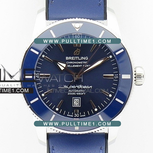 [2824 MOVE] Breitling SuperOcean Heritage Black Ceramic Bezel SS - 브라이틀링 슈퍼오션 블루 - BRE233