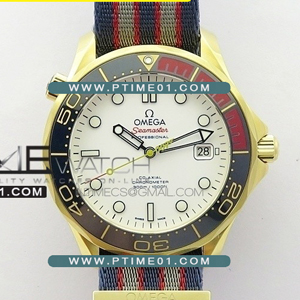 [2507 MOVE] Omega Seamaster 300M 007 "COMMANDER’S WATCH" YG MK 1:1 Best Edition - 오메가 씨마스터 300 007 - OM523