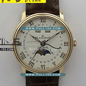 [6654 MOVE] Blancpain Villeret Quantième Complet RG APSF 1:1 Best Best Edition - 블랑팡 빌레레 퀀텀 컴플렛 베스트에디션