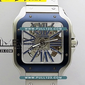 [9611MC MOVE] Santos de Cartier Skeleton SS/YG MLF Best Edition - 까르띠에 산토스 베스트 에디션