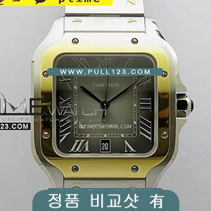 [9019 MOVE] Santos de Cartier Large 40mm SS/YG BV 1:1 Best Edition - 까르띠에 산토스 라지 베스트 에디션