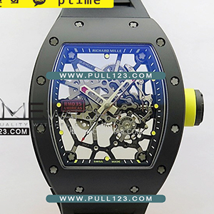 [RMUL1 MOVE] Richard Mille RM035 Americas Manual Ceramic ZF 1:1 Best Edition - 리차드 밀레 세라믹 스켈레톤