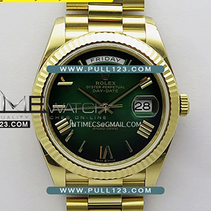 [3255 MOVE] Rolex DayDate 40mm 228238 YG 904L QF 1:1 Best Edition - 로렉스 데이데이트 베스트에디션