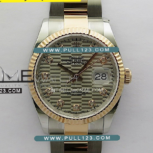 [3235 MOVE] Rolex DateJust 36mm 126231 Oyster Bracelet 904L SS/RG AR+F 1:1Best Edition - 롤렉스 데이져스트 오토매틱 오이스터 베스트에디션